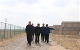 學院黨委書記、院長趙明一行到校辦企業(yè)武威泰豐新能源有限責任公司古浪20兆瓦光伏扶貧電站檢查指導工作