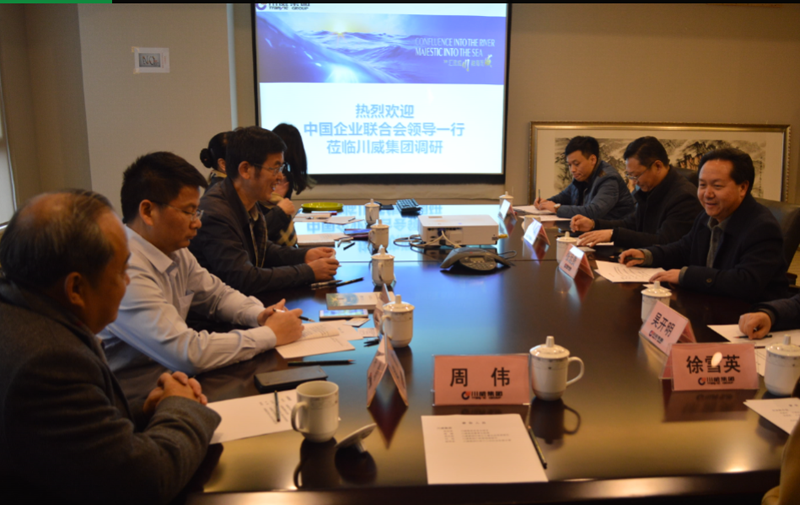 中國企業(yè)聯(lián)合會領導蒞臨川威考察調研(圖1)