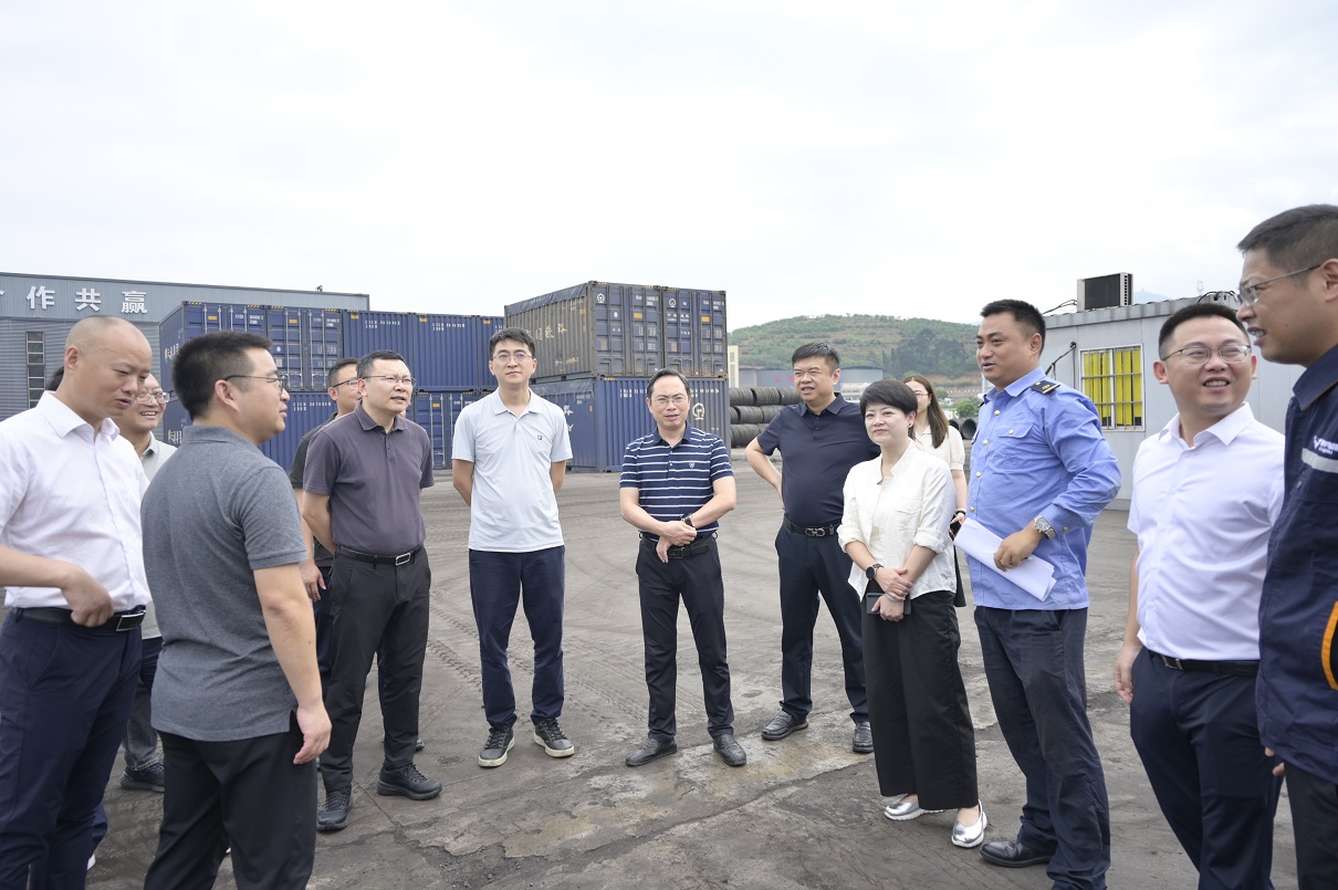 搶抓新機(jī)遇，謀求新合作，匯聚新動能——內(nèi)江考察團(tuán)蒞臨通宇物流參觀交流(圖2)