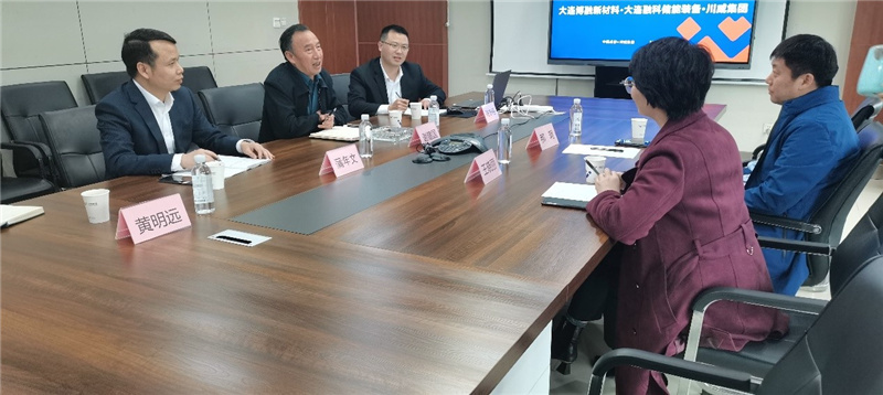 大連博融新材料公司、融科儲(chǔ)能公司蒞臨川威集團(tuán)共同探討釩電池產(chǎn)業(yè)合作(圖2)